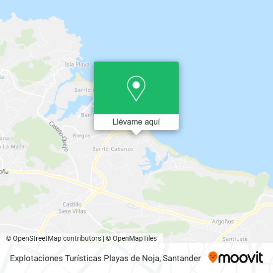Mapa Explotaciones Turísticas Playas de Noja