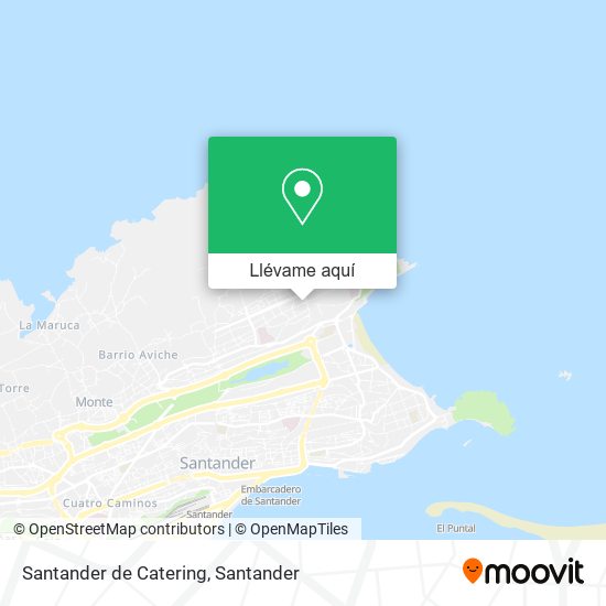 Mapa Santander de Catering