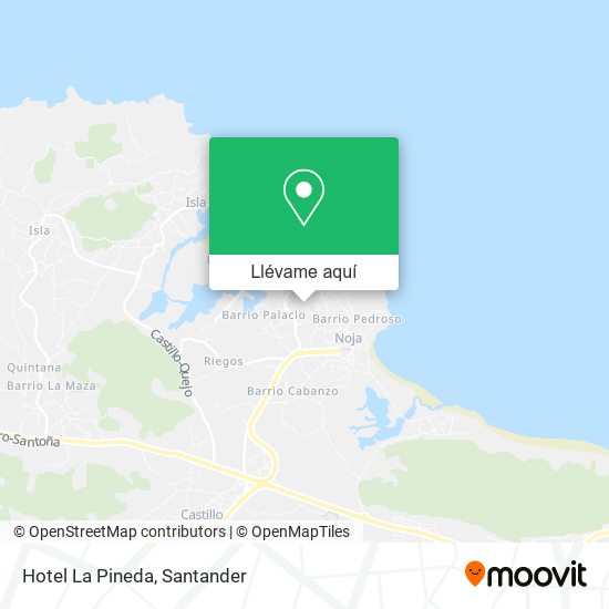 Mapa Hotel La Pineda
