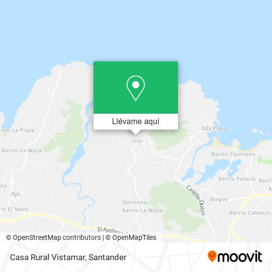 Mapa Casa Rural Vistamar