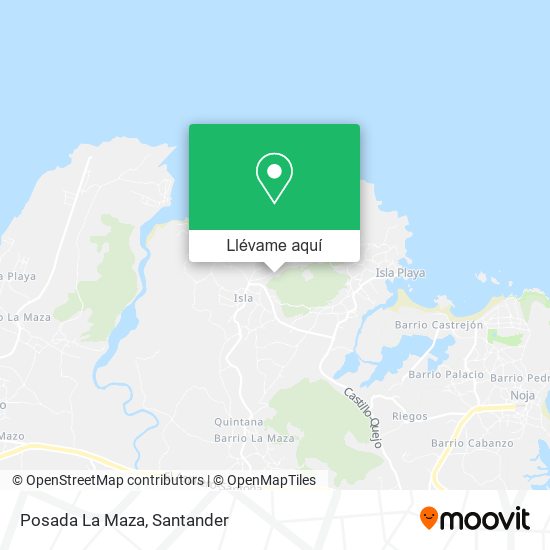Mapa Posada La Maza