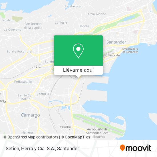 Mapa Setién, Herrá y Cía. S.A.