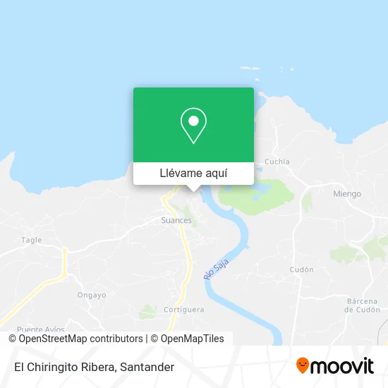 Mapa El Chiringito Ribera