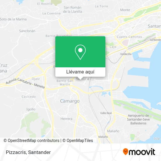 Mapa Pizzacris