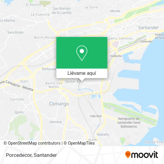 Mapa Porcedecor