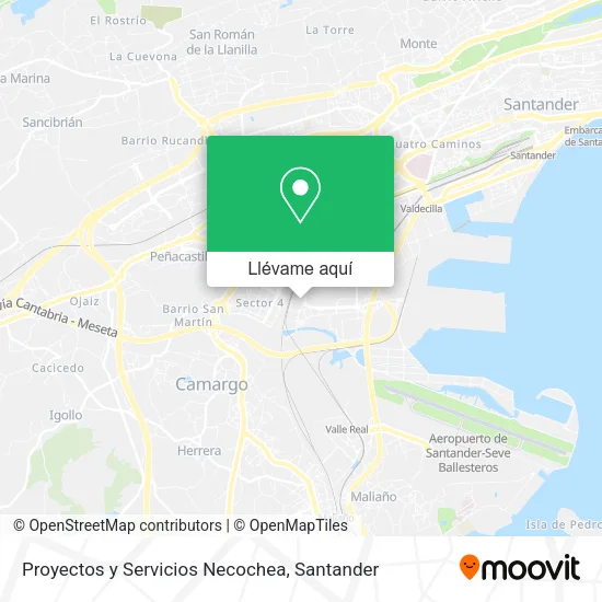 Mapa Proyectos y Servicios Necochea
