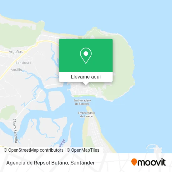 Mapa Agencia de Repsol Butano