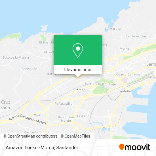 Mapa Amazon Locker-Moreu