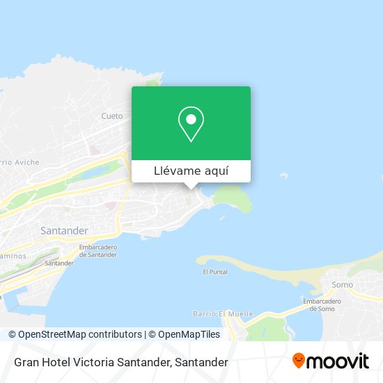 Mapa Gran Hotel Victoria Santander