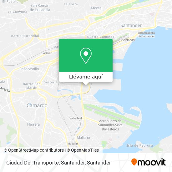 Mapa Ciudad Del Transporte, Santander
