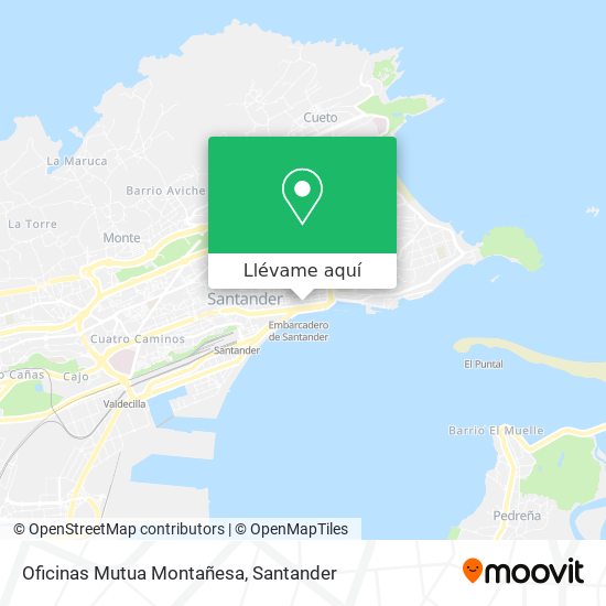 Mapa Oficinas Mutua Montañesa