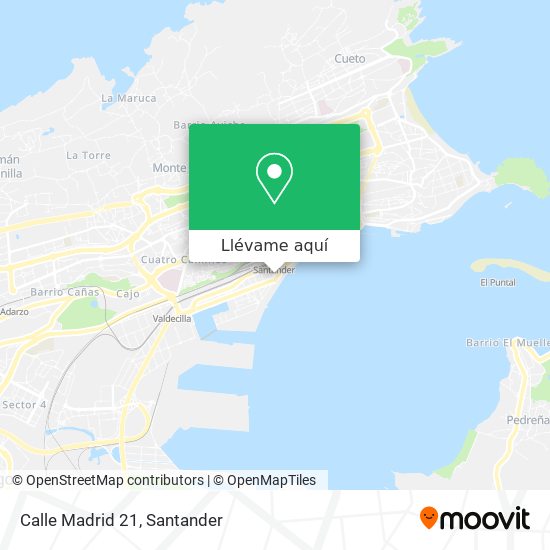 Mapa Calle Madrid 21