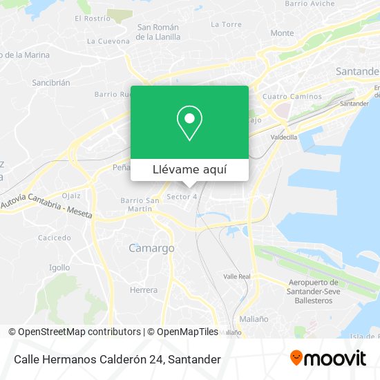 Mapa Calle Hermanos Calderón 24