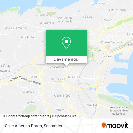 Mapa Calle Alberico Pardo