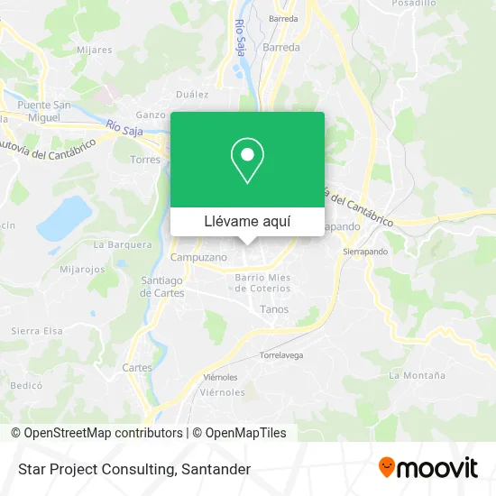 Mapa Star Project Consulting