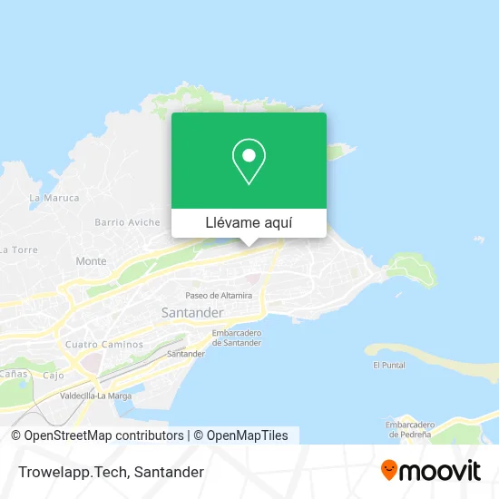Mapa Trowelapp.Tech