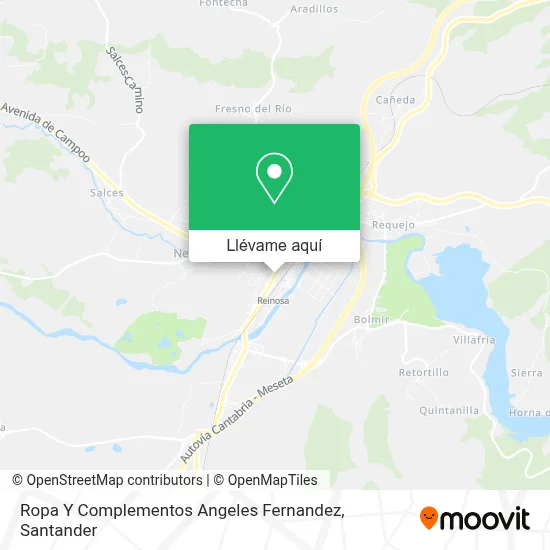 Mapa Ropa Y Complementos Angeles Fernandez