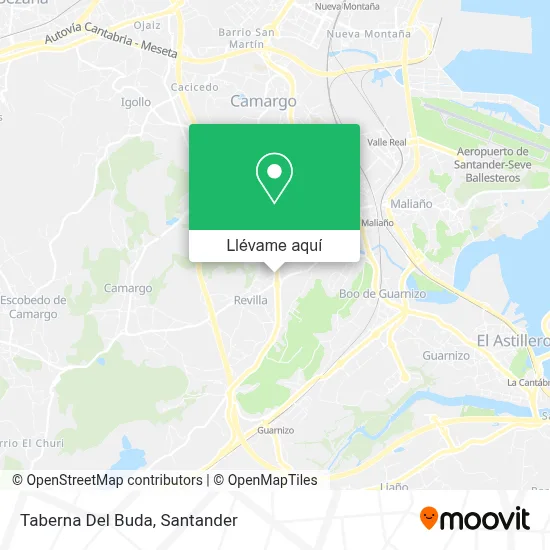 Mapa Taberna Del Buda
