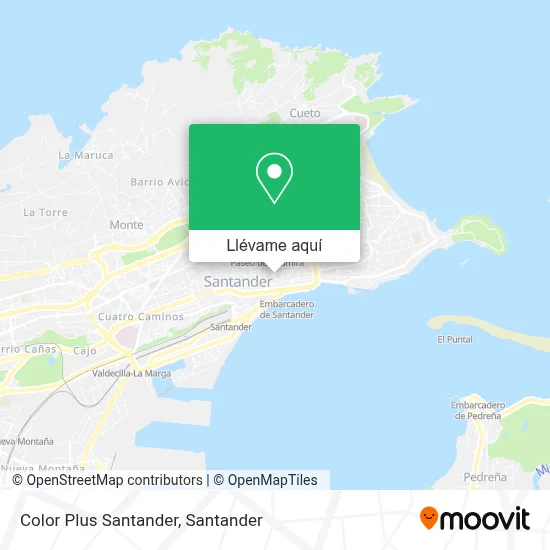 Mapa Color Plus Santander