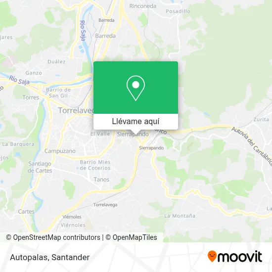 Mapa Autopalas
