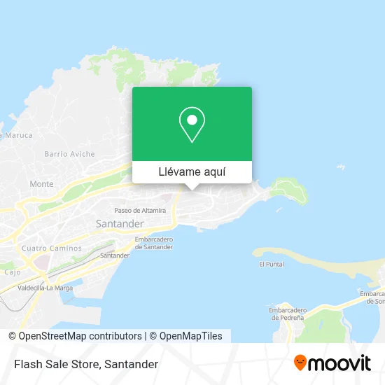 Mapa Flash Sale Store