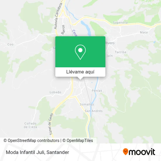 Mapa Moda Infantil Juli