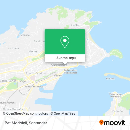 Mapa Bet Modolell