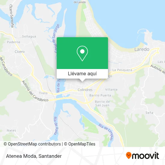 Mapa Atenea Moda