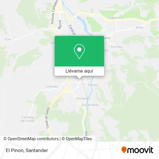 Mapa El Pinon