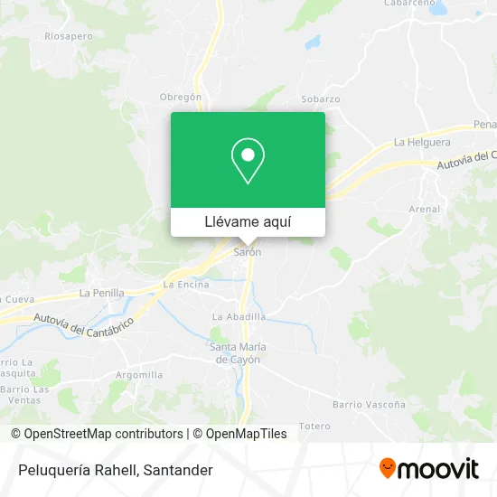 Mapa Peluquería Rahell