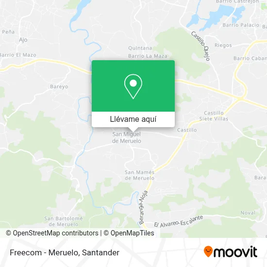 Mapa Freecom - Meruelo