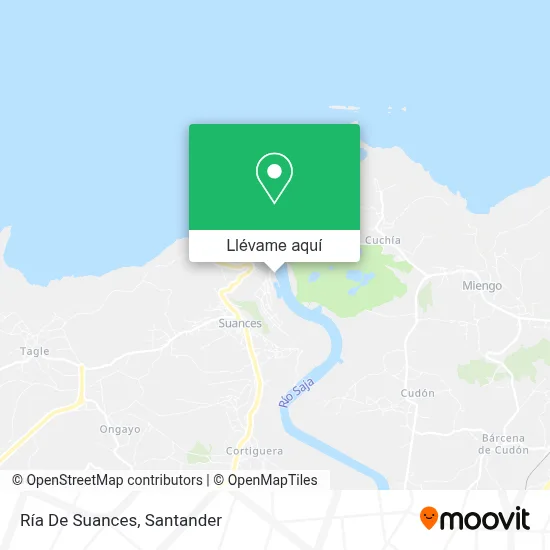 Mapa Ría De Suances