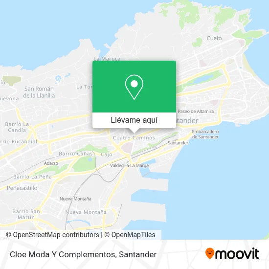 Mapa Cloe Moda Y Complementos