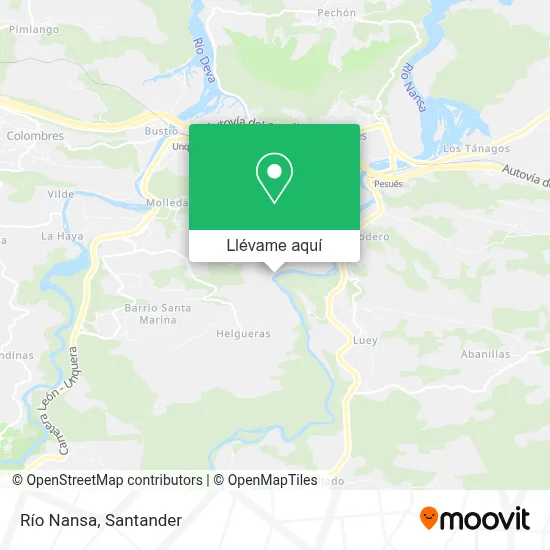Mapa Río Nansa