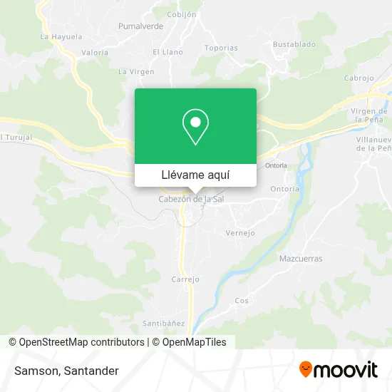 Mapa Samson