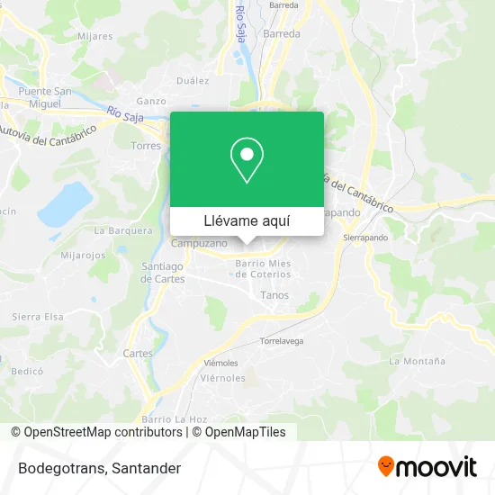Mapa Bodegotrans