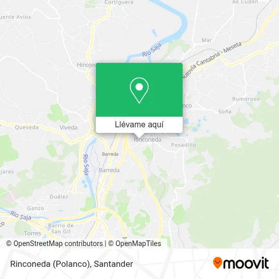 Mapa Rinconeda (Polanco)