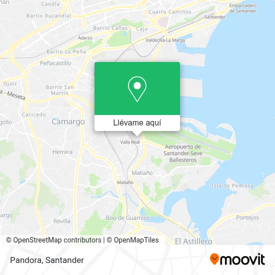 Mapa Pandora
