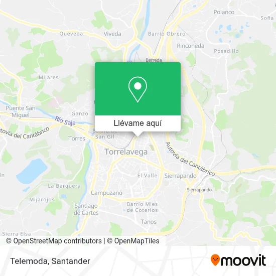 Mapa Telemoda