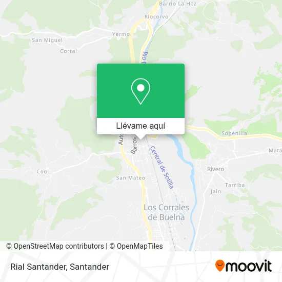 Mapa Rial Santander