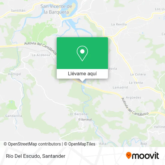 Mapa Río Del Escudo