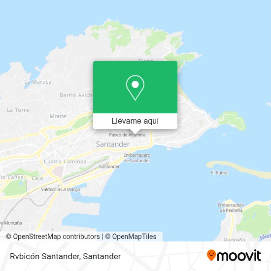 Mapa Rvbicón Santander