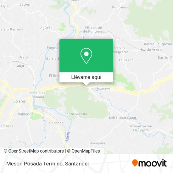 Mapa Meson Posada Termino