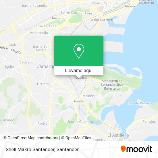 Mapa Shell Makro Santander