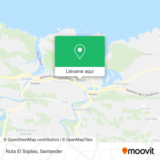 Mapa Ruta El Soplao