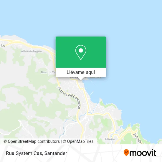 Mapa Rua System Cas