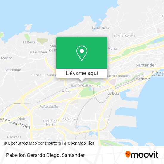 Mapa Pabellon Gerardo Diego