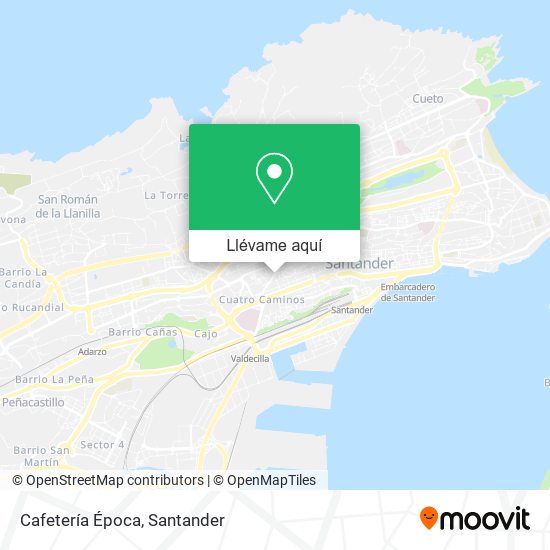 Mapa Cafetería Época