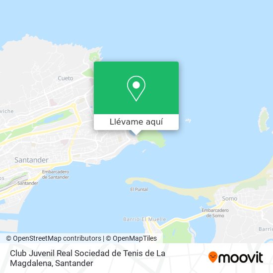 Mapa Club Juvenil Real Sociedad de Tenis de La Magdalena