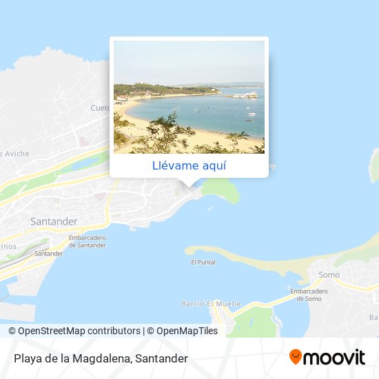 Mapa Playa de la Magdalena